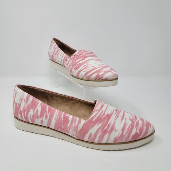 LifeStride Shoes - LifeStride Bloom Slip On Shoe Womens 8M True Blush Pink White Textuted Fabric
